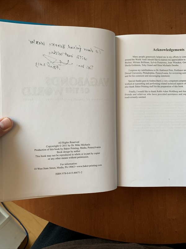 SIGNED Vagabonds of the World by Dr. Mike Michaels (2011 Self Published Edition) gallery