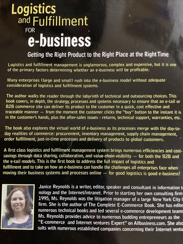Logistics and Fulfillment for e-business: A Practical Guide to Mastering Back... gallery