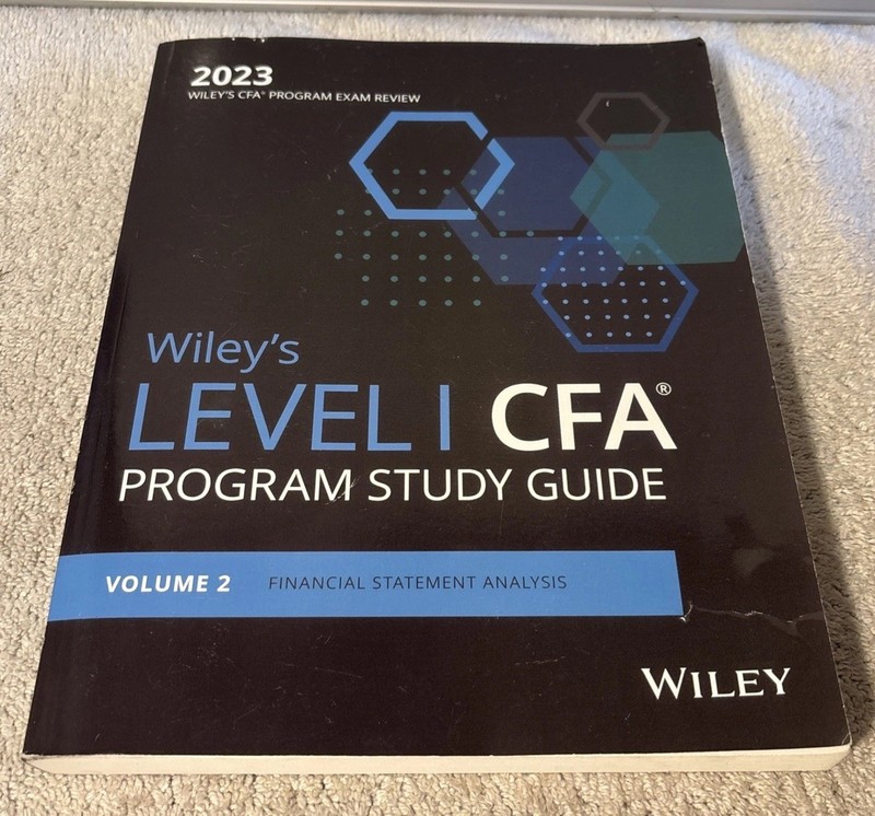 Wiley’s Level I Vol. 2 Cfa Program 11th Hour Final Review Study Guide