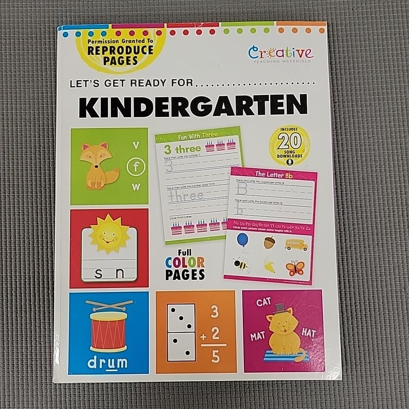 Let’s Get Ready for Kindergarten Educational Workbook PB