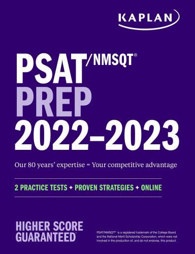 Psat/NMSQT Prep 2022-2023 with 2 Full Length Practice Tests, 2000+ Practice…