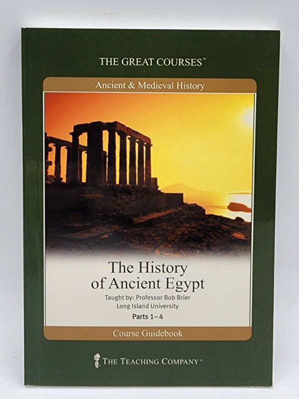 The Great Courses – The History of Ancient Egypt Guidebook Parts 1-4