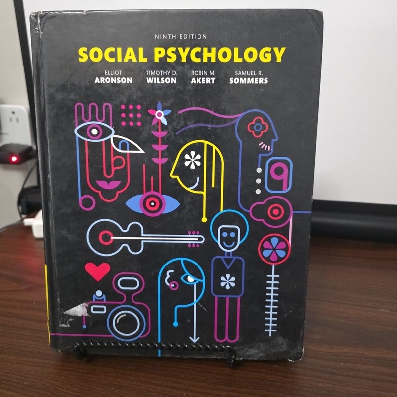 Social Psychology by Sommers, Aronson, Akert, Wilson 9th Ed (2015, Hardcover)