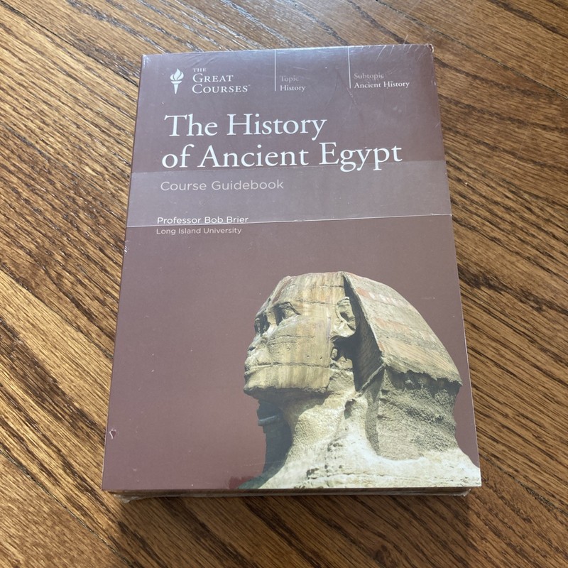 DVD History of Ancient Egypt Bob Brier NEW Great Courses Ramses Tut Cleopatra