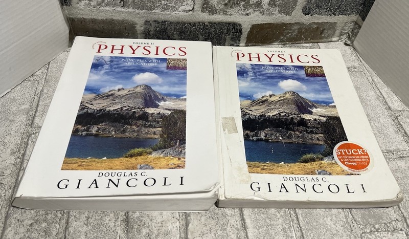 Physics Vol. 1 & Vol2. : Principles with Applications by Douglas C. Giancoli