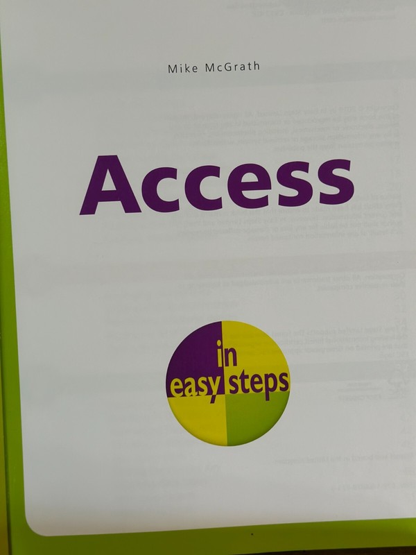 Access in Easy Steps by Mike McGrath (2019, Trade Paperback) gallery