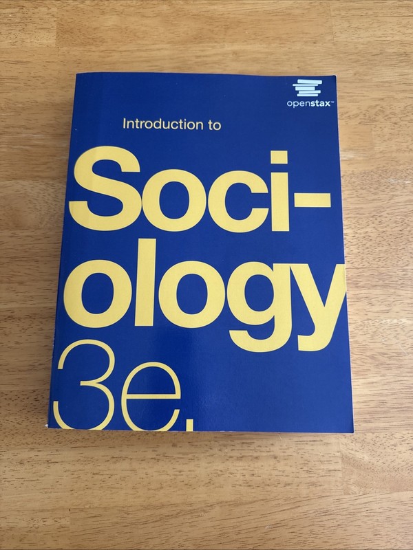 Intro to Sociology 3e. Student Edition Open Stand