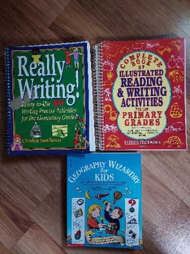 Teaching Guide Set Of 3 Books Teacher Homeschool Learning Aide Writing Geography