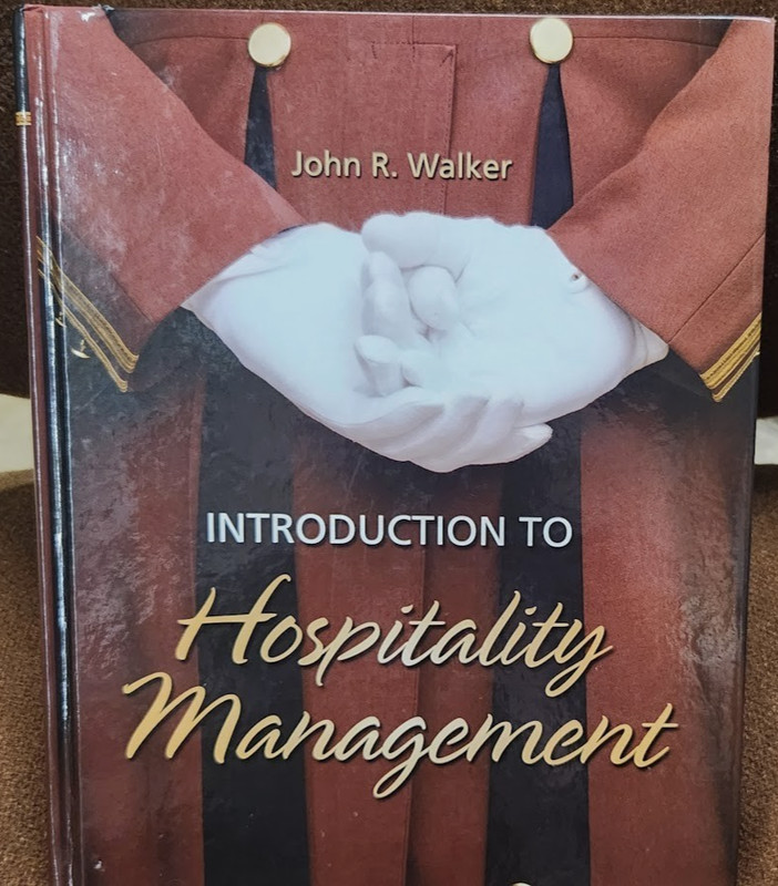 Introduction to Hospitality Management by John Walker 2003 HC VG Prentice Hall