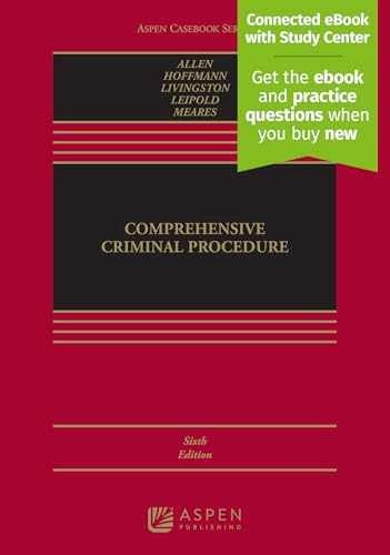 Comprehensive Criminal Procedure: – Hardcover, by Ronald J Allen; – Acceptable k