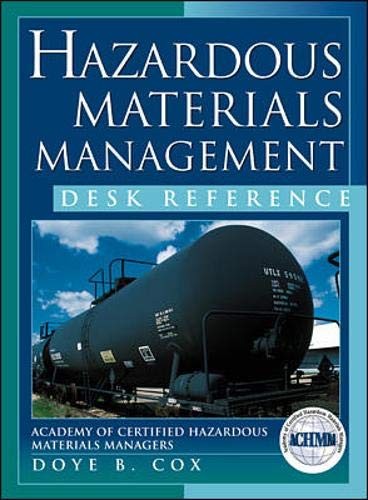 Hazardous Material Management – VERY GOOD