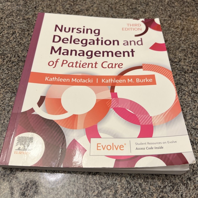 Nursing Delegation & Management 3rd Ed. w/access code (2022, Trade Paperback)