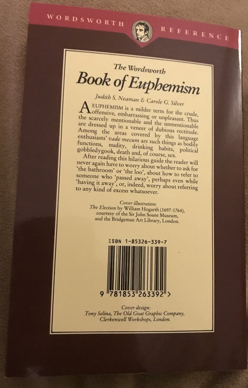 Book of Euphemism Wordsworth Reference Book Judith S Newman gallery
