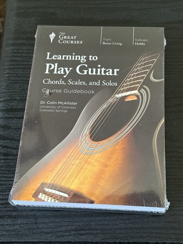 Learning to Play Guitar – The Great Courses (4 Disc Set) Still Sealed! FREE SHIP