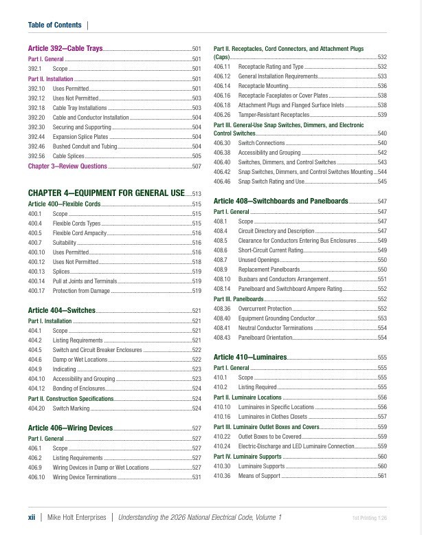 2026 Understanding the NEC, Volume 1 & 2 Textbook Set gallery