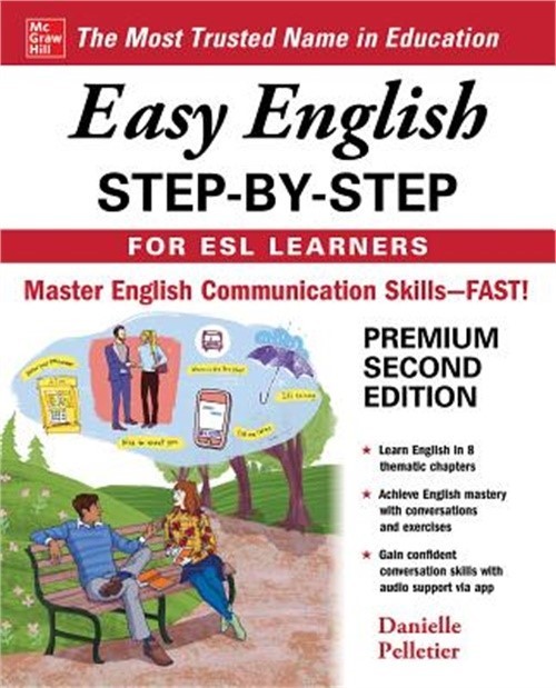 Easy English Step-By-Step for ESL Learners, Second Edition (Paperback or Softbac