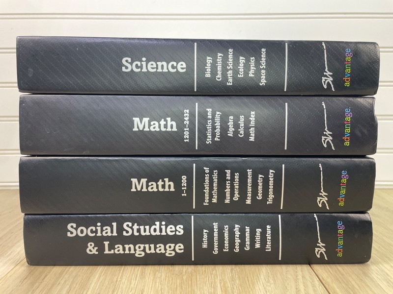Southwestern Advantage 4 Book Set- Social Studies & Language,Science, Math 1-2 –