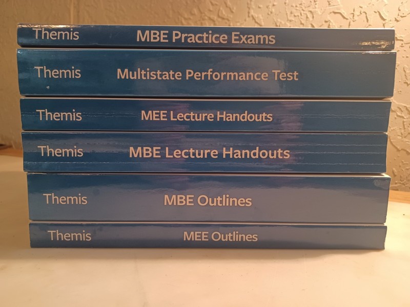 Themis Bar Review 2021 UBE Full Set 6 Books MBE MEE MPT Practice Exams & Outline
