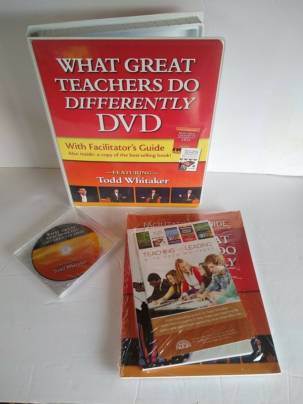 What Great Teachers Do Differently DVD & Book Set Featuring Todd Whitaker Sealed