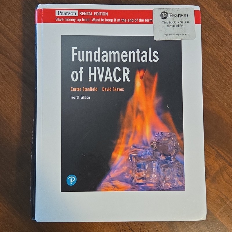 Fundamentals of HVACR 4th Edition, David Skaves Carter Stanfield, Hard Cover