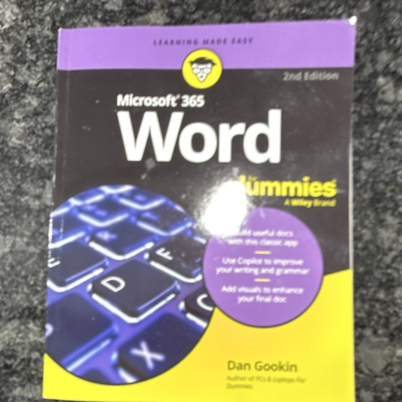 Microsoft 365 Word For Dummies 2nd Edition Dan Gookin 2024 Wiley