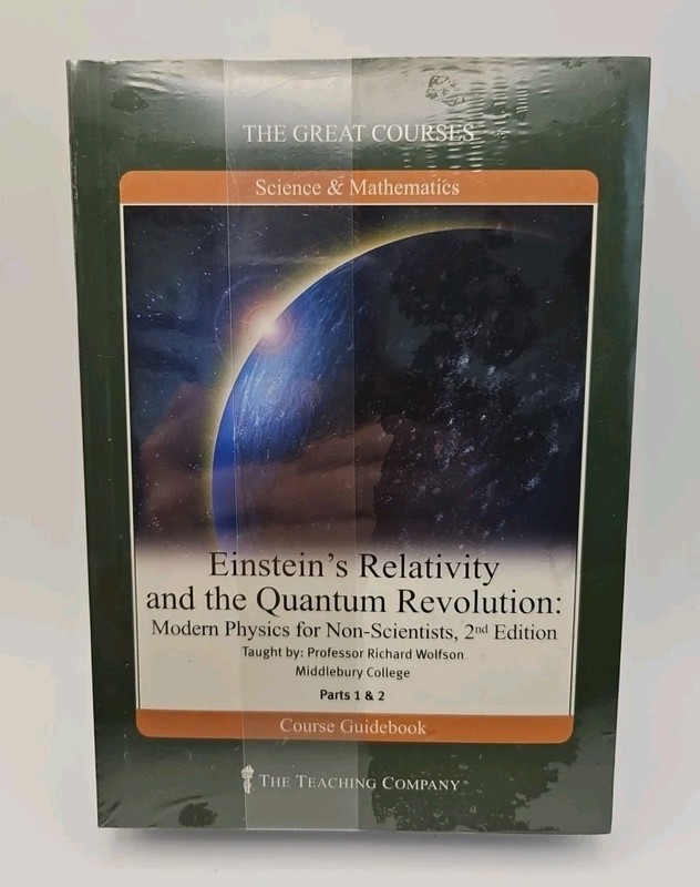 Einstein’s Relativity and the Quantum Revolution Great Courses DVDs W/Book NEW