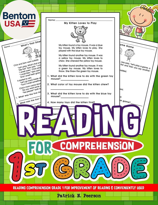 Reading Comprehension Grade 1 for Improvement of Reading & Conveniently Used: 1S