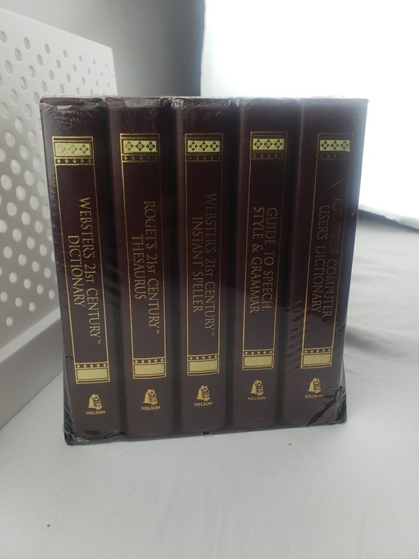 The Webster’s 21st Century Desk Reference Library Book Set by Thomas Nelson