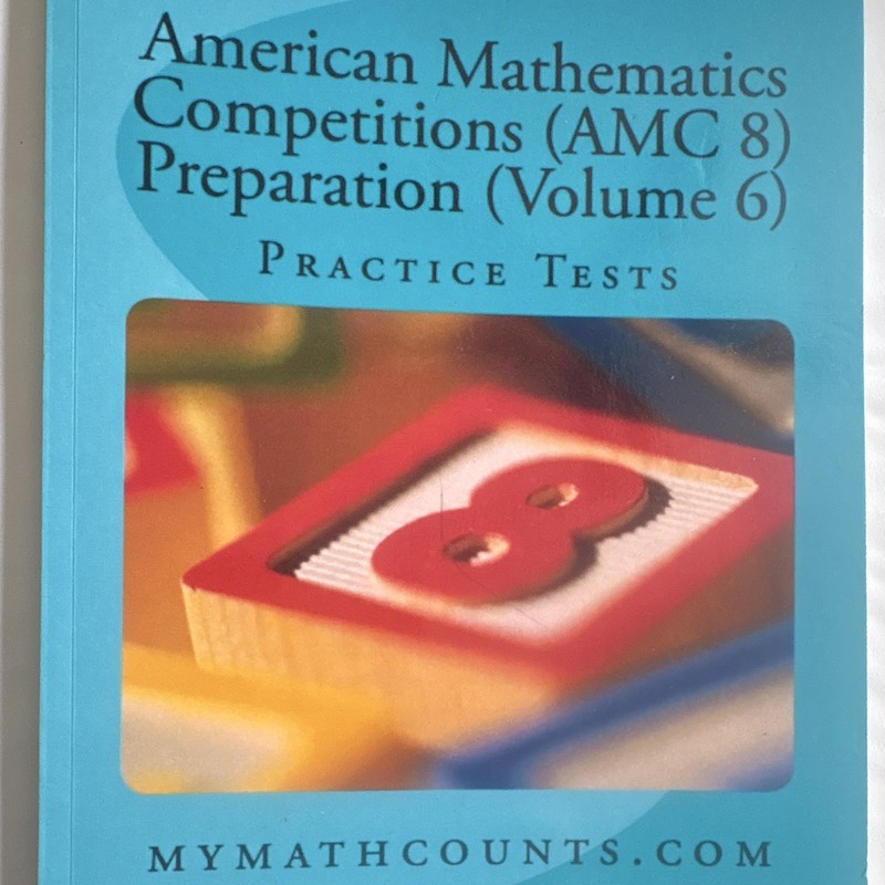AMC 8 Preparation Volume 6 Practice Tests Paperback by Jane Chen Mathematics