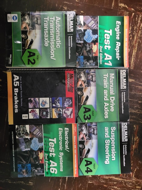 Delmar + Motor Age ASE Automotive Technician Certification Study Guide A1-A6