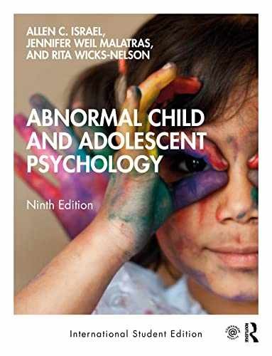 Abnormal Child and Adolescent – Paperback, by Israel Allen C.; – Acceptable