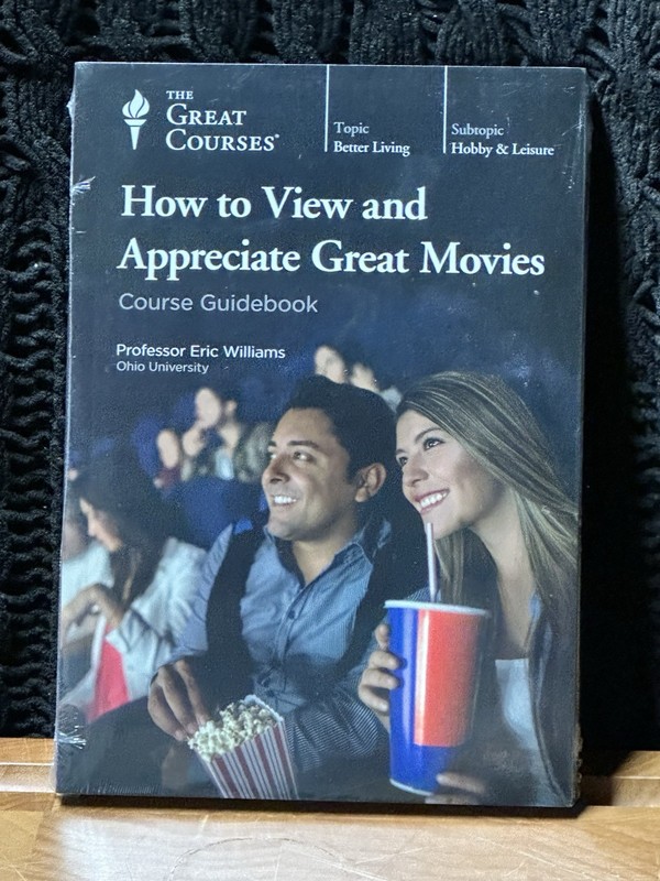 The Great Courses How to View and Appreciate Great Movies DVDs & Guidebook NEW