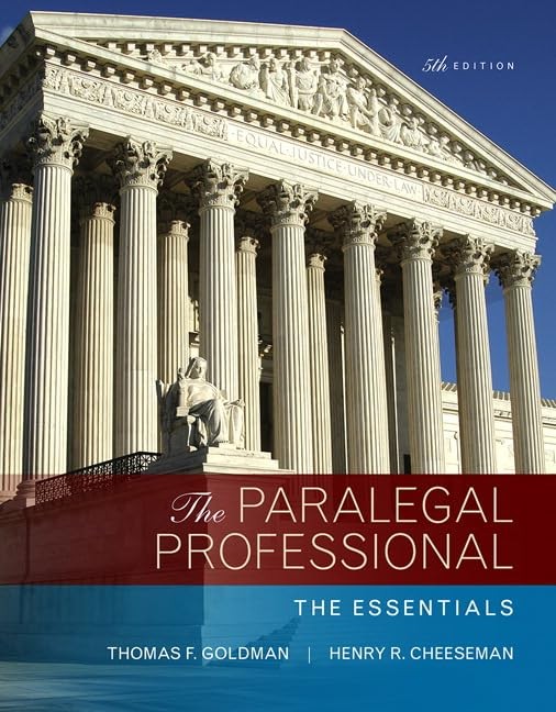 Paralegal Professional, The: The Essentials by Goldman