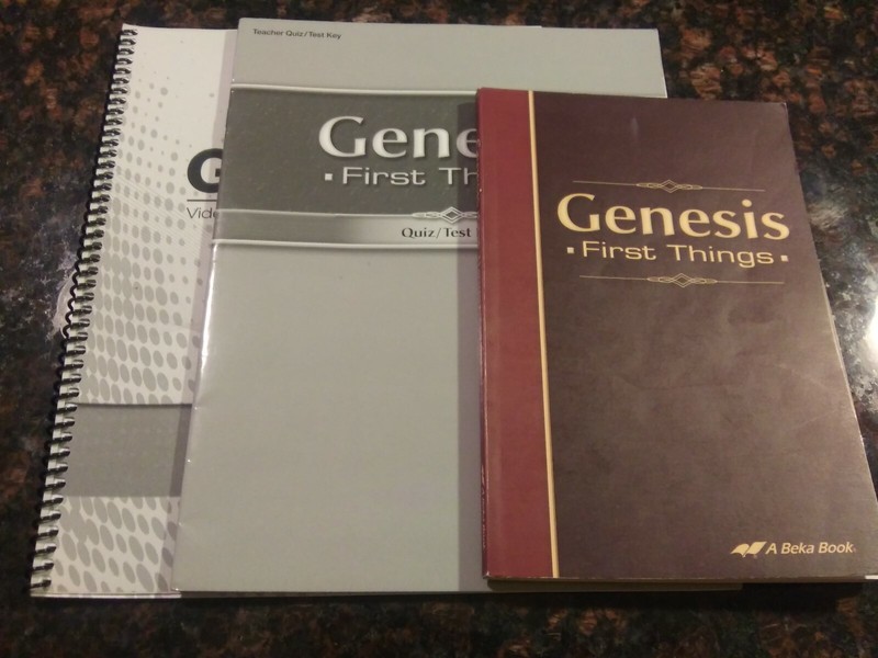 Abeka Academy Genesis: First Things Curriculum: Set ~Lot (2nd Ed): Bible