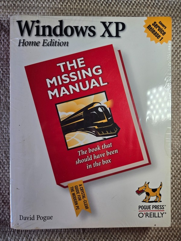Missing Manual Windows XP Home Edition by David Pogue NEW