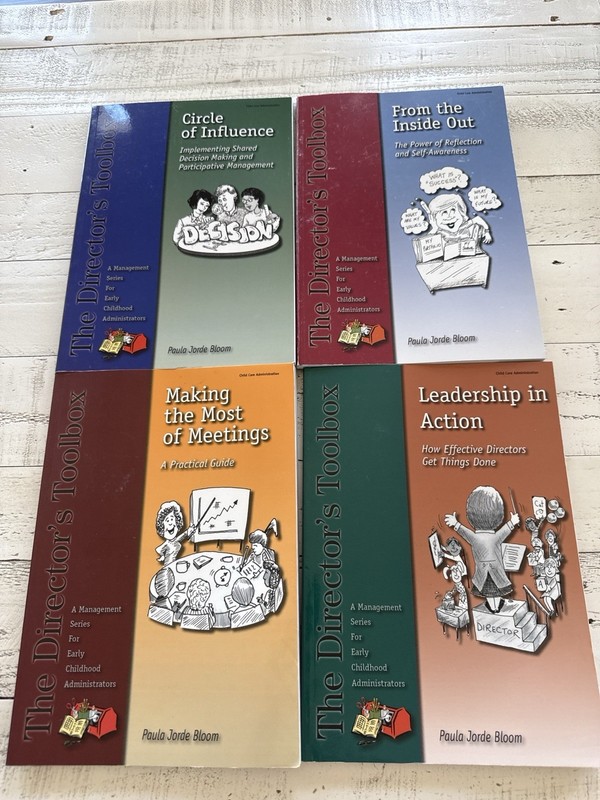Paula Jorde Bloom Director’s Toolbox Early Childhood Admin 4 SC Book Lot
