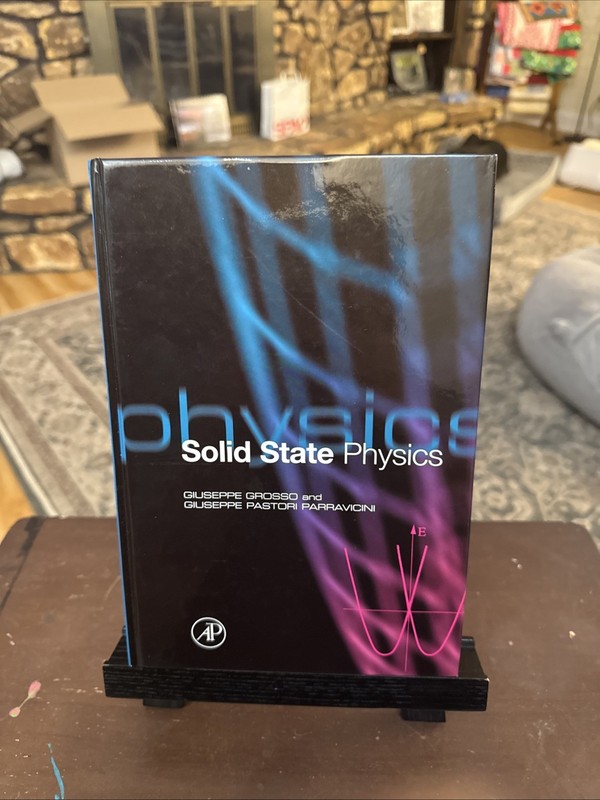SOLID STATE PHYSICS By Giuseppe Grosso & Giuseppe Pastori Parravicini VG