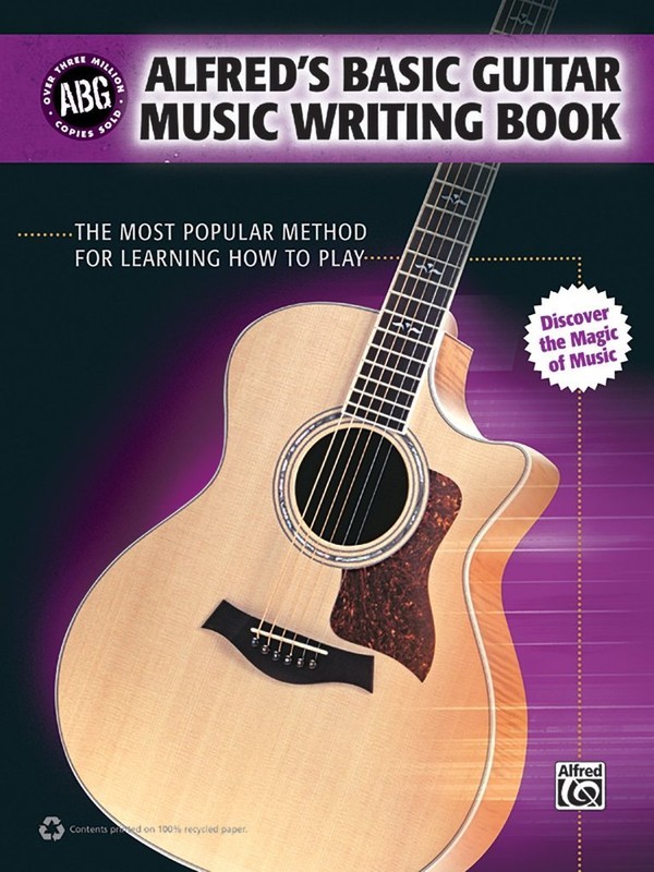 Alfred’s Basic Guitar Music Writing Book ,35042
