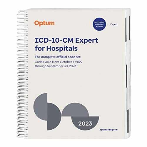 2023 ICD-10-CM Expert for Hospitals with - Spiral-bound, by Optum - Very Good j