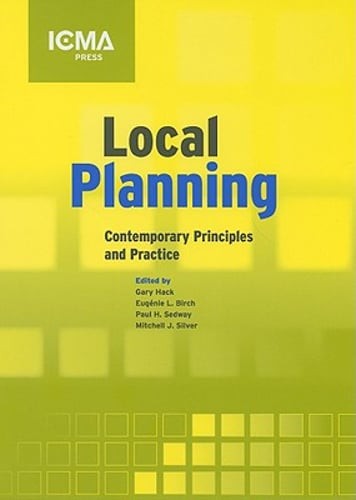 Local Planning: Contemporary Principles and Practice by Gary Hack: Used