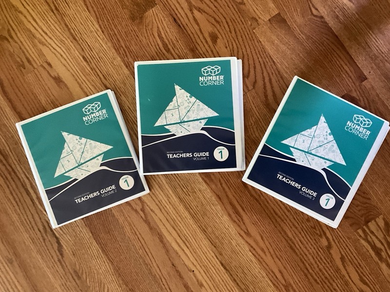 Bridges Math Number Corner Grade 1 Teachers Guides Volumes 1-3 MLC