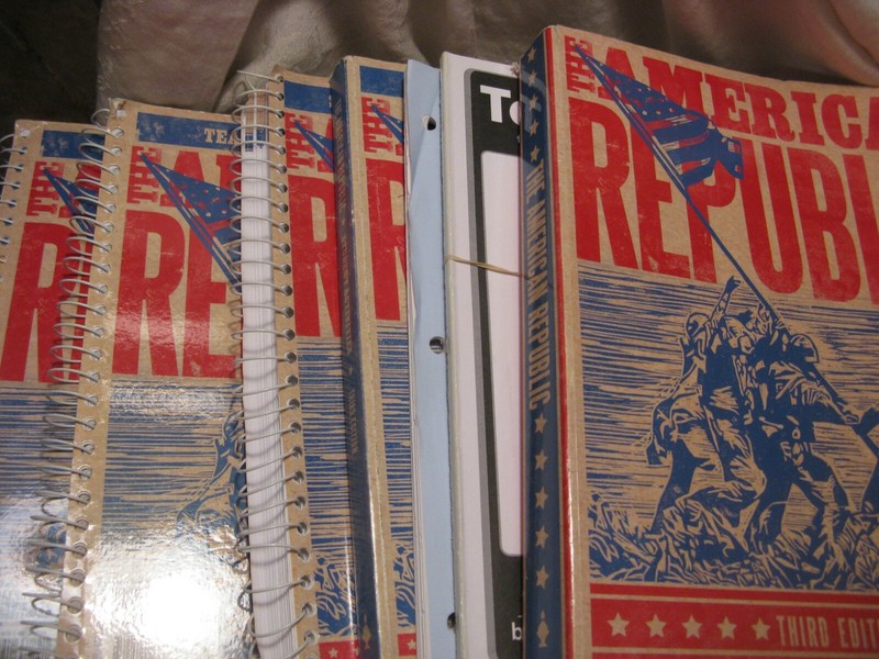 7 PC. COMPLETE BJU PRESS THE AMERICAN REPUBLIC- 3RD EDITION- STUDENT/TEACHER SET