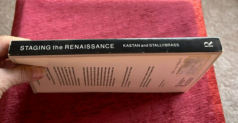 Staging the Renaissance by David Scott Kastan (1991, Trade Paperback) gallery