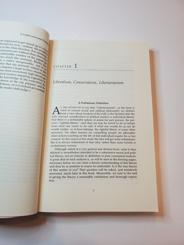 THE LIBERTARIAN IDEA Jan Narveson PB 1988 Temple University Moral Philosophy gallery