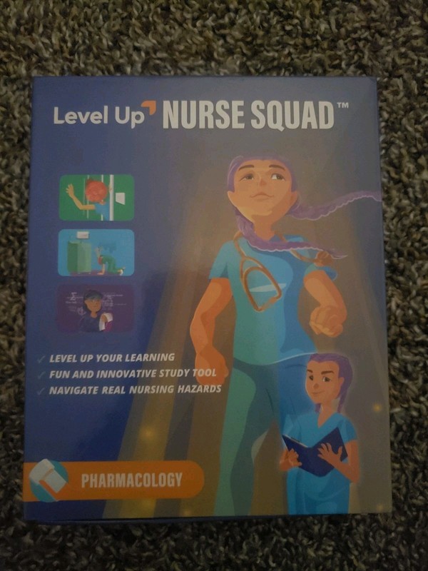 Level Up RN NURSE SQUAD study Game Pharmacology. Practically New
