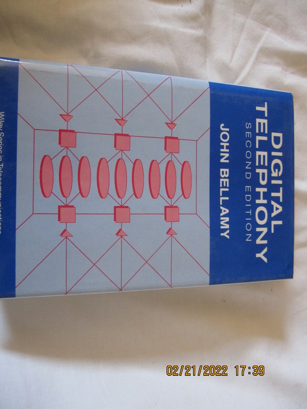 DIGITAL TELEPHONY 2nd ed. John Bellamy, hardbound with dust jacket 1976