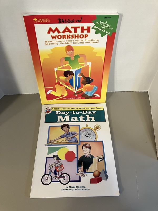 Lot of 2: The Math Workshop Grades 4-6 and Day-to-Day Math for Upper Elementary