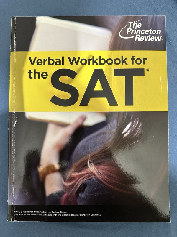 SAT Study Guide Books Verbal and Math Plus 4 Practice Tests
