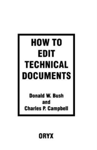 How To Edit Technical Documents