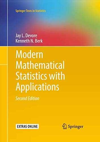 Modern Mathematical Statistics with – Hardcover, by Devore Jay L.; – Very Good